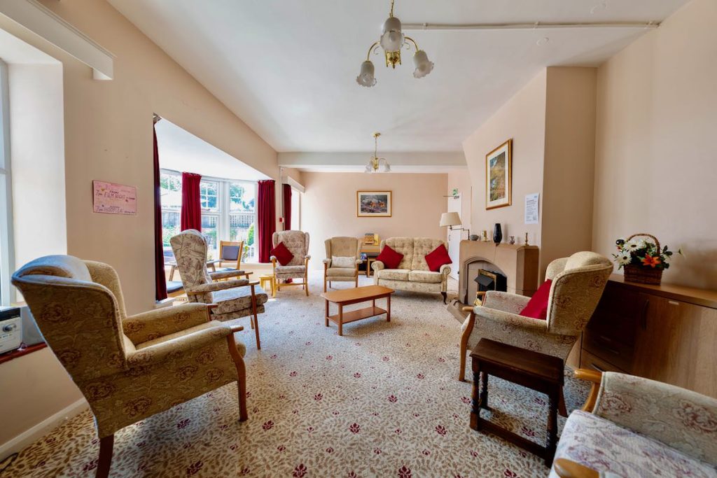 The lounge at Broadlands