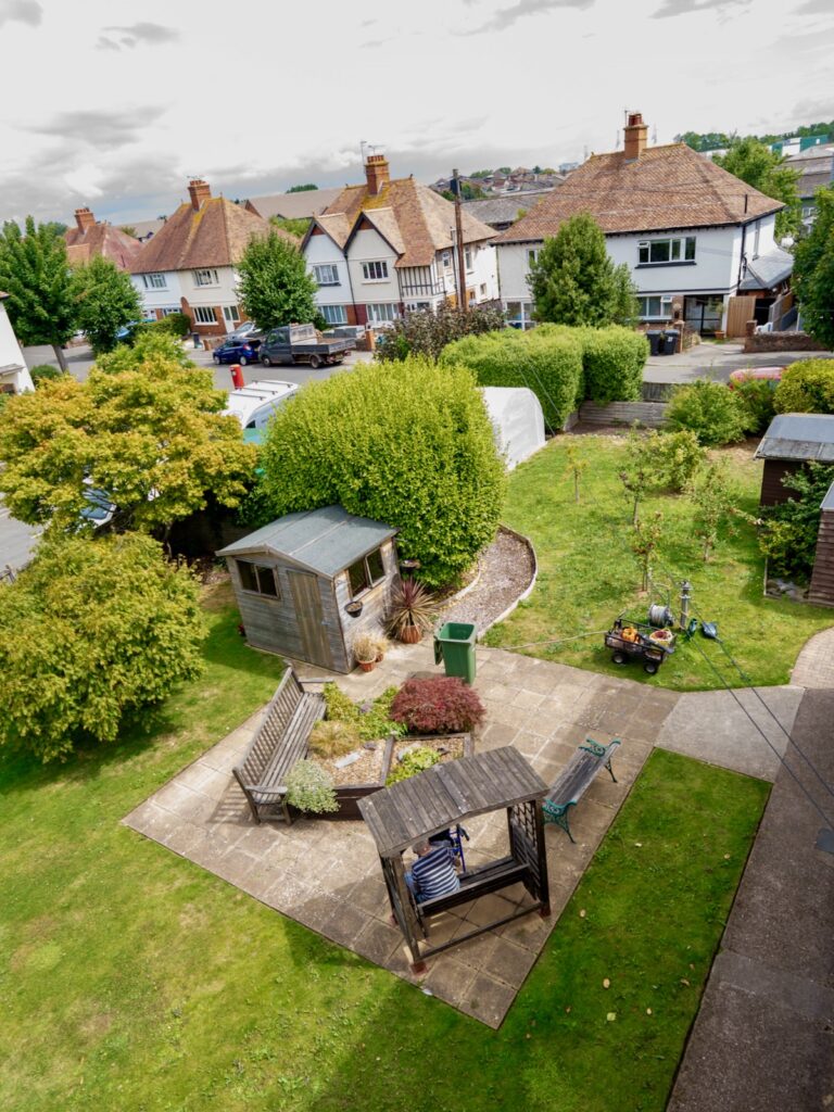 The front gardens at Broadlands